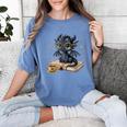 Cute Dragon Books Flower Bookworm Book Lover Women's Comfort Colors T-Shirt Chalky Mint