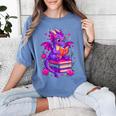 Cute Dragon Reading Books Bookworm Women's Comfort Colors T-Shirt Chalky Mint Cute Dragon Reading Books Bookworm Women's Comfort Colors T-Shirt Chalky Mint