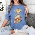 Cute Giraffe With Book Floral Bookworm Librarian Book Lover Women's Comfort Colors T-Shirt Chalky Mint Cute Giraffe With Book Floral Bookworm Librarian Book Lover Women's Comfort Colors T-Shirt Chalky Mint