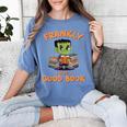 Cute Halloween Teacher Librarian Frankenstein Reading Books Women's Comfort Colors T-Shirt Chalky Mint Cute Halloween Teacher Librarian Frankenstein Reading Books Women's Comfort Colors T-Shirt Chalky Mint