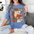 Cute Hedgehog Book Nerd Women's Comfort Colors T-Shirt Chalky Mint Cute Hedgehog Book Nerd Women's Comfort Colors T-Shirt Chalky Mint
