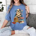 Cute Reading Chicken With Glasses Books Bookworm Reader Book Women's Comfort Colors T-Shirt Chalky Mint