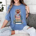 Cute Tiger With Book Floral Bookworm Librarian Book Lover Women's Comfort Colors T-Shirt Chalky Mint Cute Tiger With Book Floral Bookworm Librarian Book Lover Women's Comfort Colors T-Shirt Chalky Mint