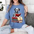 Dalmatian Reading Books Matching Bookworm Readers Librarian Women's Comfort Colors T-Shirt Chalky Mint Dalmatian Reading Books Matching Bookworm Readers Librarian Women's Comfort Colors T-Shirt Chalky Mint