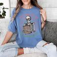 Dark Romance Had Me At Trigger Warning Skeleton Smutt Book Women's Comfort Colors T-Shirt Chalky Mint Dark Romance Had Me At Trigger Warning Skeleton Smutt Book Women's Comfort Colors T-Shirt Chalky Mint