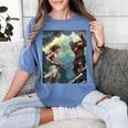 David And Goliath Bible Book Of Samuel King David Comic Women's Comfort Colors T-Shirt Chalky Mint