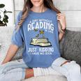 Day Without Reading Read Librarian Book Men Women Kids Women's Comfort Colors T-Shirt Chalky Mint