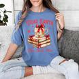 Dear Santa More Books Please Coquette Bow Books Christmas Women's Comfort Colors T-Shirt Chalky Mint Dear Santa More Books Please Coquette Bow Books Christmas Women's Comfort Colors T-Shirt Chalky Mint