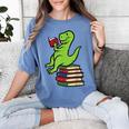 Dino Reading Read Reading Librarian Book Men Boys Kids Women's Comfort Colors T-Shirt Chalky Mint Dino Reading Read Reading Librarian Book Men Boys Kids Women's Comfort Colors T-Shirt Chalky Mint