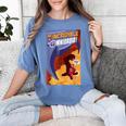 Disney Pixar The Incredibles Omnidroid Comic Book Cover Women's Comfort Colors T-Shirt Chalky Mint
