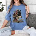 Dog Book Flower Women's Comfort Colors T-Shirt Chalky Mint