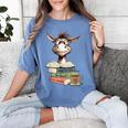 Donkey Reading Book Read Books Be Kind Stay Weird Librarian Women's Comfort Colors T-Shirt Chalky Mint