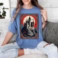 Dracula's Castle Book Cover Illustration Women's Comfort Colors T-Shirt Chalky Mint