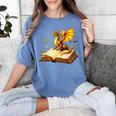Dragon Fantasy Book Lover Bookish Reader Bookworm Wildflower Women's Comfort Colors T-Shirt Chalky Mint Dragon Fantasy Book Lover Bookish Reader Bookworm Wildflower Women's Comfort Colors T-Shirt Chalky Mint