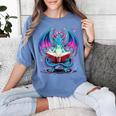 Dragon Reading Book Lover Women's Comfort Colors T-Shirt Chalky Mint Dragon Reading Book Lover Women's Comfort Colors T-Shirt Chalky Mint