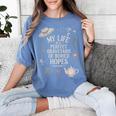 Dramatic Book Lover Quote Women's Comfort Colors T-Shirt Chalky Mint