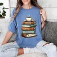 Drink Coffee Read Books Be Happy Caffeine Espresso Women's Comfort Colors T-Shirt Chalky Mint
