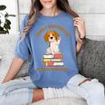 Easily Distracted By Beagles And Books Beagle Dog Women's Comfort Colors T-Shirt Chalky Mint