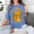Easily Distracted By Cats And Books Cute Cat Book Lover Women's Comfort Colors T-Shirt Chalky Mint Easily Distracted By Cats And Books Cute Cat Book Lover Women's Comfort Colors T-Shirt Chalky Mint