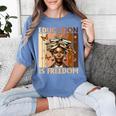 Education Is Freedom Teacher Books Black History Women Women's Comfort Colors T-Shirt Chalky Mint