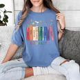 Equality Flower Books Equal Rights Social Justice Feminist Women's Comfort Colors T-Shirt Chalky Mint Equality Flower Books Equal Rights Social Justice Feminist Women's Comfort Colors T-Shirt Chalky Mint