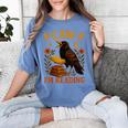 F CAW F Crow I'm Reading Book Lover Fall Women's Comfort Colors T-Shirt Chalky Mint F CAW F Crow I'm Reading Book Lover Fall Women's Comfort Colors T-Shirt Chalky Mint