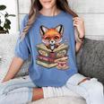 Fox Read Books Be Kind Stay Weird Reader Cute Nerd Bookworm Women's Comfort Colors T-Shirt Chalky Mint
