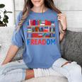 Freadom To Read Book Lover Reading Freedom Women's Comfort Colors T-Shirt Chalky Mint