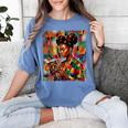 Geometric History Educated Women Reading Book Melanin Women's Comfort Colors T-Shirt Chalky Mint