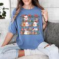 Ghost Christmas Reading Book Lover Library Christmas Teacher Women's Comfort Colors T-Shirt Chalky Mint Ghost Christmas Reading Book Lover Library Christmas Teacher Women's Comfort Colors T-Shirt Chalky Mint