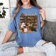 Ghost Reading Book Cat Lover Halloween Reading Enthusiast Women's Comfort Colors T-Shirt Chalky Mint Ghost Reading Book Cat Lover Halloween Reading Enthusiast Women's Comfort Colors T-Shirt Chalky Mint