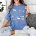 Girl Coquette Bow Just One More Chapter Book Bookish Reading Women's Comfort Colors T-Shirt Chalky Mint