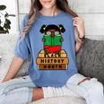 Girl Kid Reading Book Black History Month Bookworm Women's Comfort Colors T-Shirt Chalky Mint