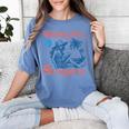 Girl Reading Book Summer Beach Vacation For Book Lover Women's Comfort Colors T-Shirt Chalky Mint