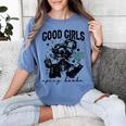 Good Girls Read Spicy Skeleton Book Club Women's Comfort Colors T-Shirt Chalky Mint Good Girls Read Spicy Skeleton Book Club Women's Comfort Colors T-Shirt Chalky Mint