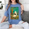Groovy Ghost Reading Book Cat Halloween Ghost Teacher Women's Comfort Colors T-Shirt Chalky Mint Groovy Ghost Reading Book Cat Halloween Ghost Teacher Women's Comfort Colors T-Shirt Chalky Mint