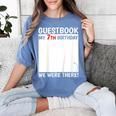 Guestbook 7th Birthday 7 Year Old Born 2018 Bday Women's Comfort Colors T-Shirt Chalky Mint