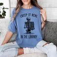 Halloween Skeleton Pun Book Lover Library Joke Women's Comfort Colors T-Shirt Chalky Mint Halloween Skeleton Pun Book Lover Library Joke Women's Comfort Colors T-Shirt Chalky Mint