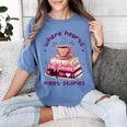 Where Hearts Groovy Meet Stories Coffee Books Valentines Day Women's Comfort Colors T-Shirt Chalky Mint Where Hearts Groovy Meet Stories Coffee Books Valentines Day Women's Comfort Colors T-Shirt Chalky Mint