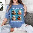 Hedgehog Love Reading And Hedgehogs Child Book Lover Women's Comfort Colors T-Shirt Chalky Mint Hedgehog Love Reading And Hedgehogs Child Book Lover Women's Comfort Colors T-Shirt Chalky Mint