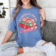 My Holidays Are All Booked Christmas Reading Books Bookish Women's Comfort Colors T-Shirt Chalky Mint
