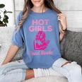 Hot Girls Read Books Cute Book Reader Women Women's Comfort Colors T-Shirt Chalky Mint