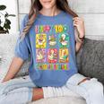 HUGvyn Happy 100 Days Of School Teacher Goose Preppy Books Women's Comfort Colors T-Shirt Chalky Mint