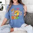 HUGvyn Preppy 100 Days In The Books Teacher Reading Coffee Women's Comfort Colors T-Shirt Chalky Mint HUGvyn Preppy 100 Days In The Books Teacher Reading Coffee Women's Comfort Colors T-Shirt Chalky Mint