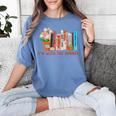 I'm With The Banned Books – Book Lover Librarian Reading Women's Comfort Colors T-Shirt Chalky Mint