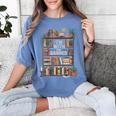 I'm With The Banned Books Reading Women's Comfort Colors T-Shirt Chalky Mint
