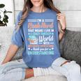 I'm a Book Nerd Bookworm Women's Comfort Colors T-Shirt Chalky Mint