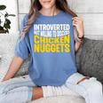 Introvert Antisocial Chicken Nugget Lover Foodie Women's Comfort Colors T-Shirt Chalky Mint Introvert Antisocial Chicken Nugget Lover Foodie Women's Comfort Colors T-Shirt Chalky Mint
