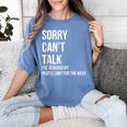 Introvert Can't Talk Reached People Limit For The Week Women's Comfort Colors T-Shirt Chalky Mint