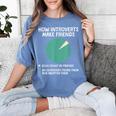 Introvert Introverted Person Awkward Introverts Dog Lover Women's Comfort Colors T-Shirt Chalky Mint Introvert Introverted Person Awkward Introverts Dog Lover Women's Comfort Colors T-Shirt Chalky Mint